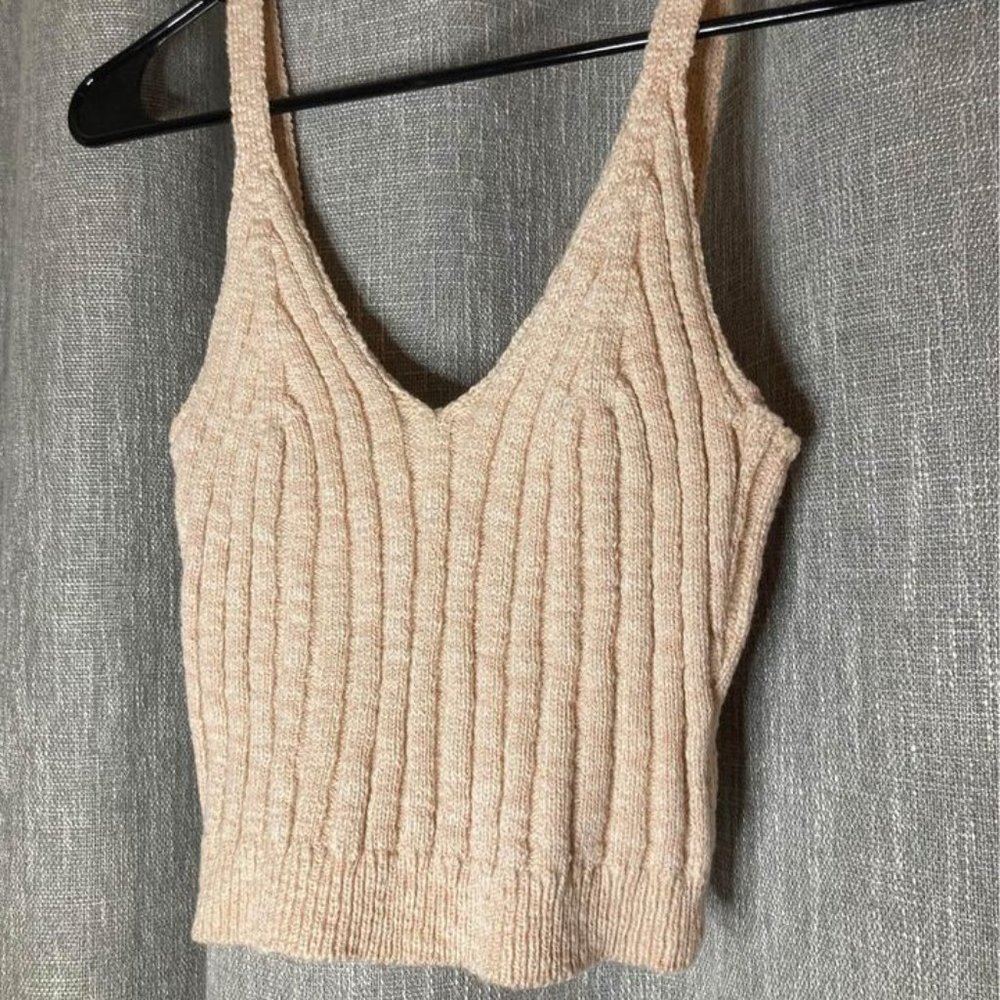 Dreamers Blush colored crop tank- super cute size medium